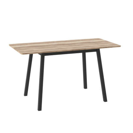 Стол TIRK RADIAL-110, раздвижной 110(142)х70, ДУБ КАНЬОН/ЧЕРНЫЙ TIRK RADIAL 110